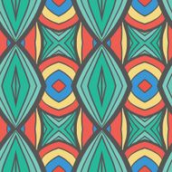 Abstract seamless ornament pattern kaleidoscope effect N45