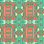 Abstract seamless ornament pattern kaleidoscope effect N47