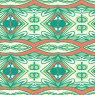 Abstract seamless ornament pattern kaleidoscope effect N48