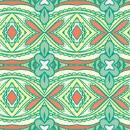 Abstract seamless ornament pattern kaleidoscope effect N51