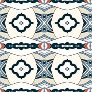 Abstract seamless ornament pattern kaleidoscope effect N53