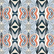 Abstract seamless ornament pattern kaleidoscope effect N54