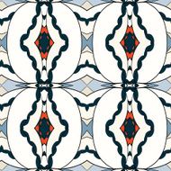 Abstract seamless ornament pattern kaleidoscope effect N61
