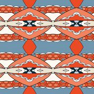 Abstract seamless ornament pattern kaleidoscope effect N64