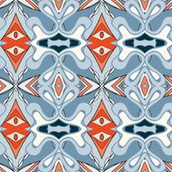 Abstract seamless ornament pattern kaleidoscope effect N65