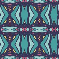 Abstract seamless ornament pattern kaleidoscope effect N67