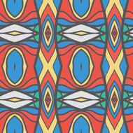 Abstract seamless ornament pattern kaleidoscope effect N72