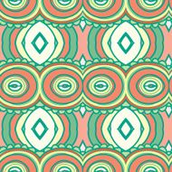 Abstract seamless ornament pattern kaleidoscope effect N75