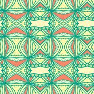 Abstract seamless ornament pattern kaleidoscope effect N76