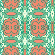Abstract seamless ornament pattern kaleidoscope effect N78