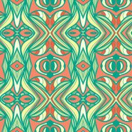 Abstract seamless ornament pattern kaleidoscope effect N79