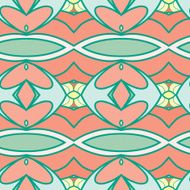 Abstract seamless ornament pattern kaleidoscope effect N83