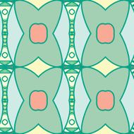 Abstract seamless ornament pattern kaleidoscope effect N85