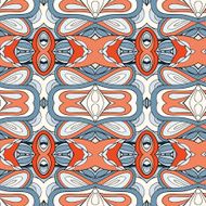 Abstract seamless ornament pattern kaleidoscope effect N89