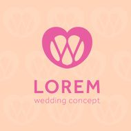 Wedding concept icon on seamless background