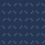 Seamless pattern with bow-tie
