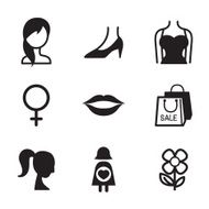Woman symbol icon