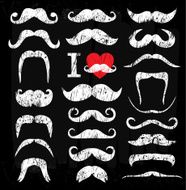 Moustaches set N11