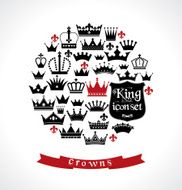 Crowns vintage set