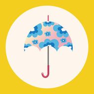 Umbrella theme elements vector eps N8