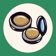 cosmetics theme elements vector eps