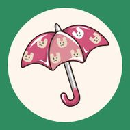Umbrella theme elements vector eps N21