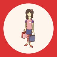 shopper theme elemets vector eps N11