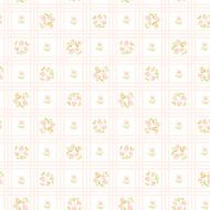 english floral pattern with cross stripes vector vintage wallpaper N3
