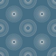 Vector seamless Pattern with circular Elements