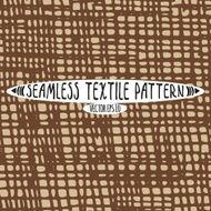 Seamless vector ink drawn textile pattern N2
