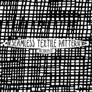 Seamless vector ink drawn textile pattern N3