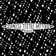 Seamless vector ink drawn textile pattern N12