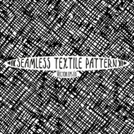 Seamless vector ink drawn textile pattern N16