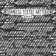 Seamless vector ink drawn textile pattern N17