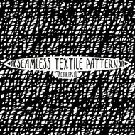 Seamless vector ink drawn textile pattern N18
