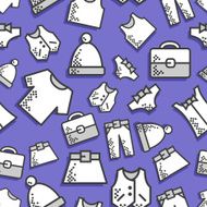 Seamless background fashion dress code N2