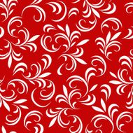 Abstract floral seamless pattern with thin leaves 13