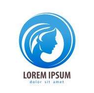 woman female vector logo design template cosmetic makeup or lady