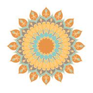 Mandala Round Ornament Pattern Hand drawn background N2