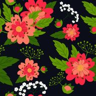 Seamless floral patern