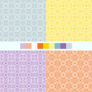Geometric seamless pattern N46