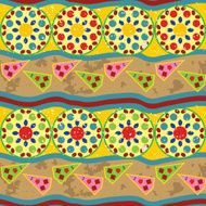 Geometric seamless pattern N51