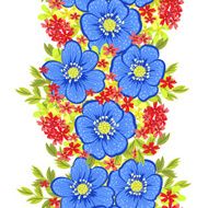 Seamless floral ornament N21