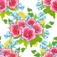 Seamless floral background N127
