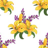 Seamless floral background N130