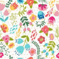 Seamless floral background N131