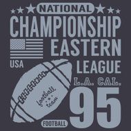 Football sport typography t-shirt Printing design graphics vector poster