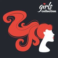 Beautiful woman silhouette Girls collection N2