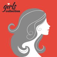 Beautiful woman silhouette Girls collection N7