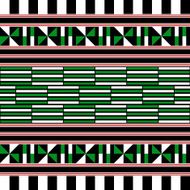 Tribal Seamless Pattern Ethnic Vector Background N5
